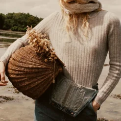 Women DOEN Dôen - Pull en cachemire Hyeres - Gris