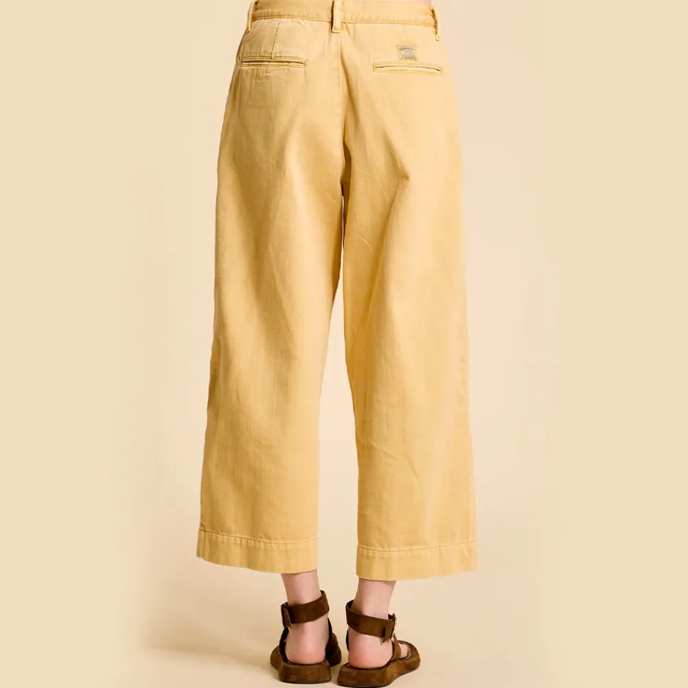 Women Denimist - Pantalon Georgia - Or Soleil Couchant