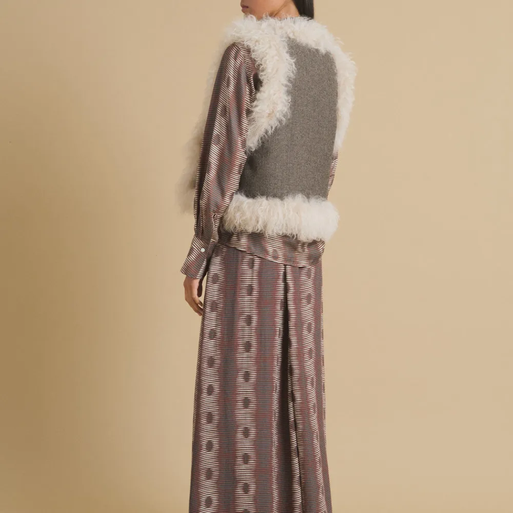 Women DIEGA - Gilet Givro - Ecru