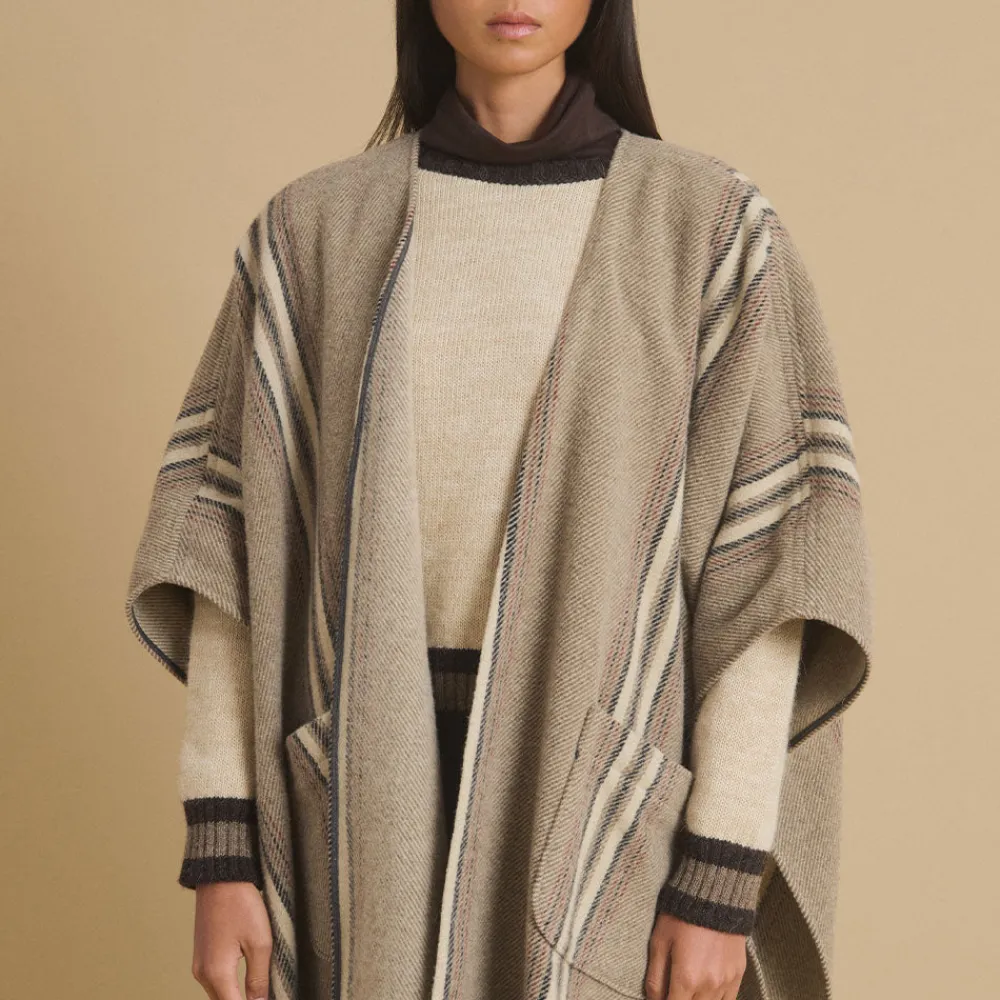 Women DIEGA - Maille Poncio - Camel