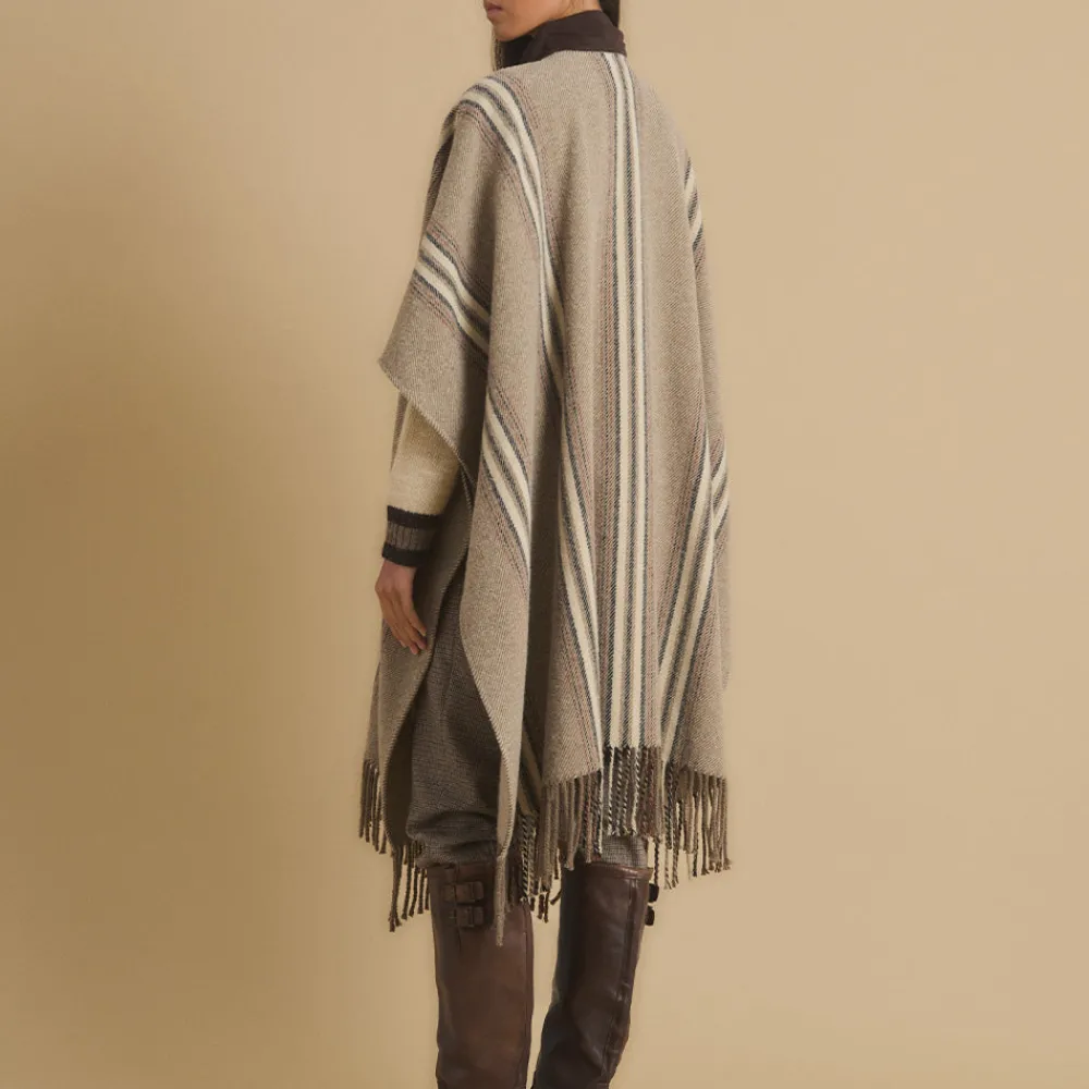 Women DIEGA - Maille Poncio - Camel