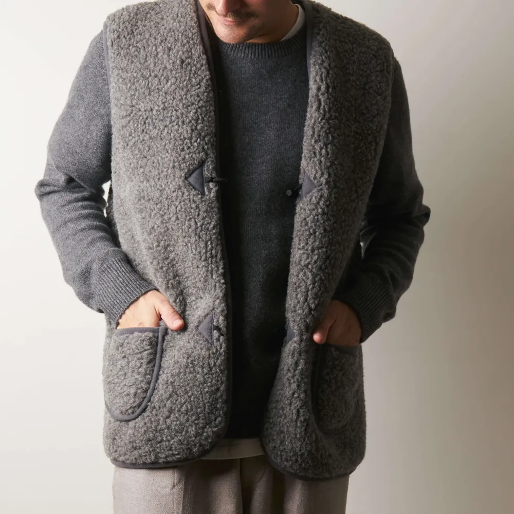 Women Direct Tannerie - Gilet Laine - Gris
