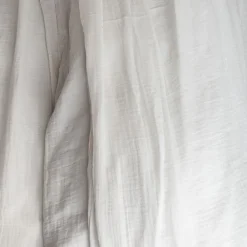 2100 GAZEX Drap plat en gaze de coton - Blanc de Meudon