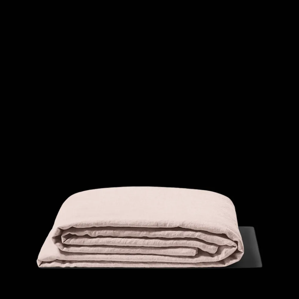 200 LINTEX Drap plat en lin lavé - Beige Rosé