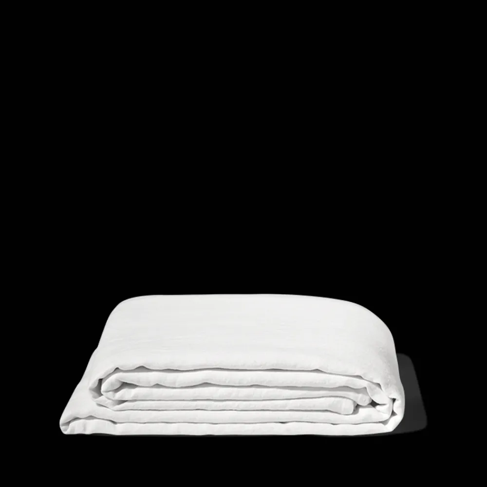 200 LINTEX Drap plat en lin lavé - Blanc optique