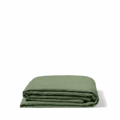 200 LINTEX Drap plat en lin lavé - Vert d'Anduze