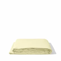 1700 COTEX Drap plat en percale de coton - Jaune Yuzu