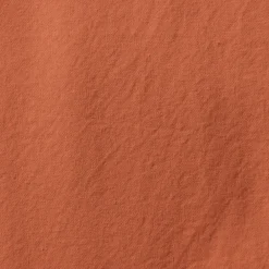 1700 COTEX Drap plat en percale de coton - Rouge Ocre