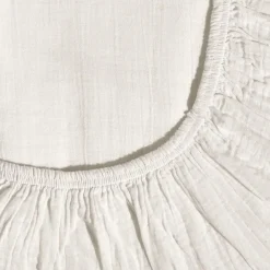 2100 GAZEX Drap-housse en gaze de coton - Blanc de Meudon
