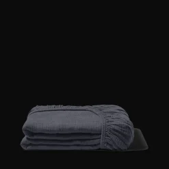 2100 GAZEX Drap-housse en gaze de coton - Gris Fusain