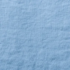 200 LINTEX Drap-housse en lin lavé - Bleu Tyrrhénien