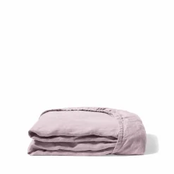 200 LINTEX Drap-housse en lin lavé - Parme Fuji Iro