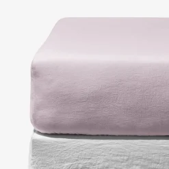 200 LINTEX Drap-housse en lin lavé - Parme Fuji Iro