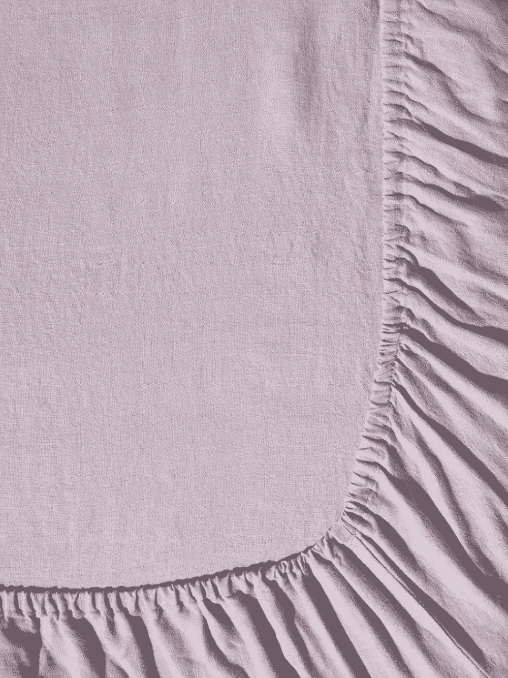 200 LINTEX Drap-housse en lin lavé - Parme Fuji Iro
