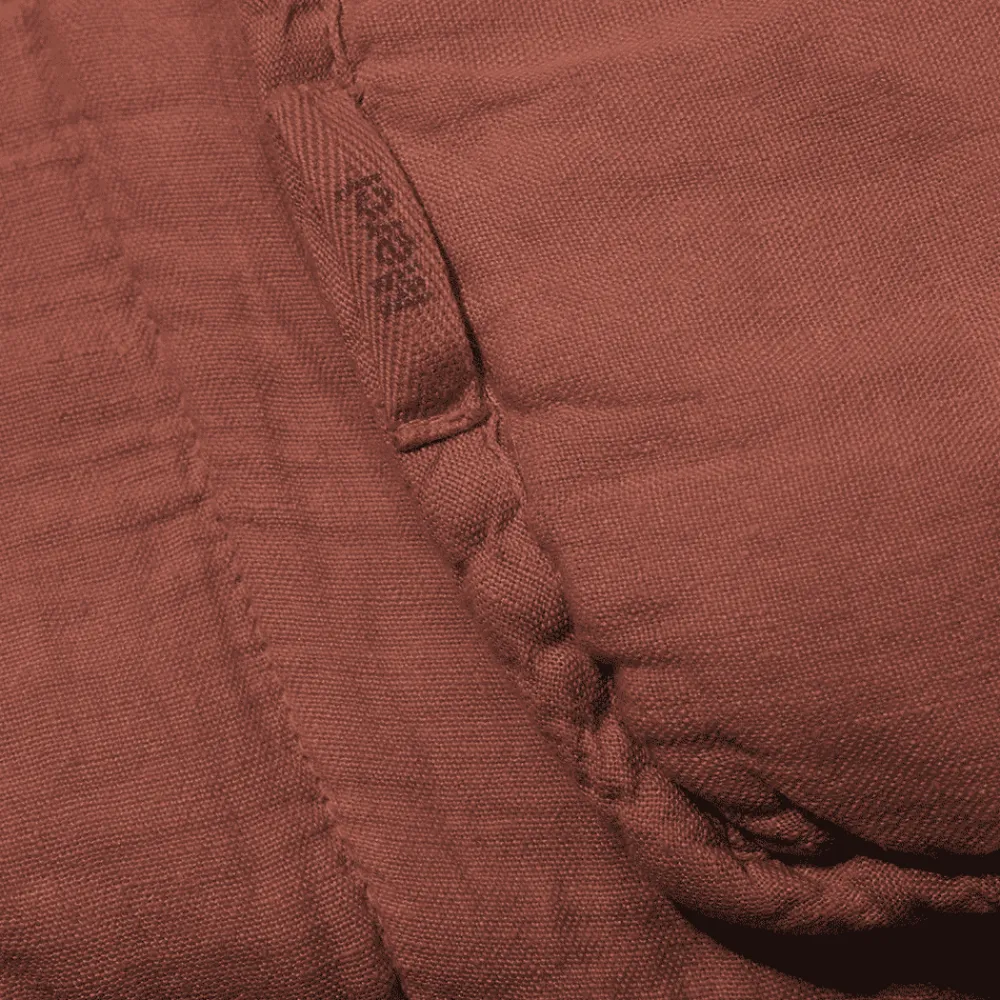 1700 COTEX Édredon bout de lit - Rouge Urushi