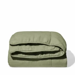 1700 COTEX Édredon bout de lit - Vert Komorebi