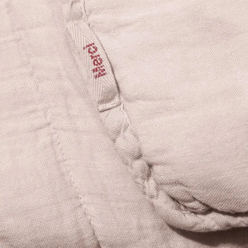 1700 COTEX Édredon en 100% lin lavé - Beige Rosé
