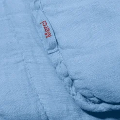 1700 COTEX Édredon en 100% lin lavé - Bleu Tyrrhénien