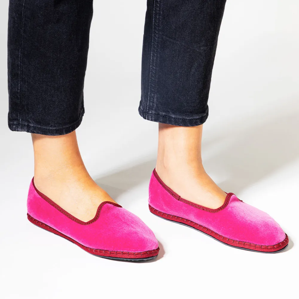 Women Drogheria Crivellini - Ballerines Jane Velvelt - Rose