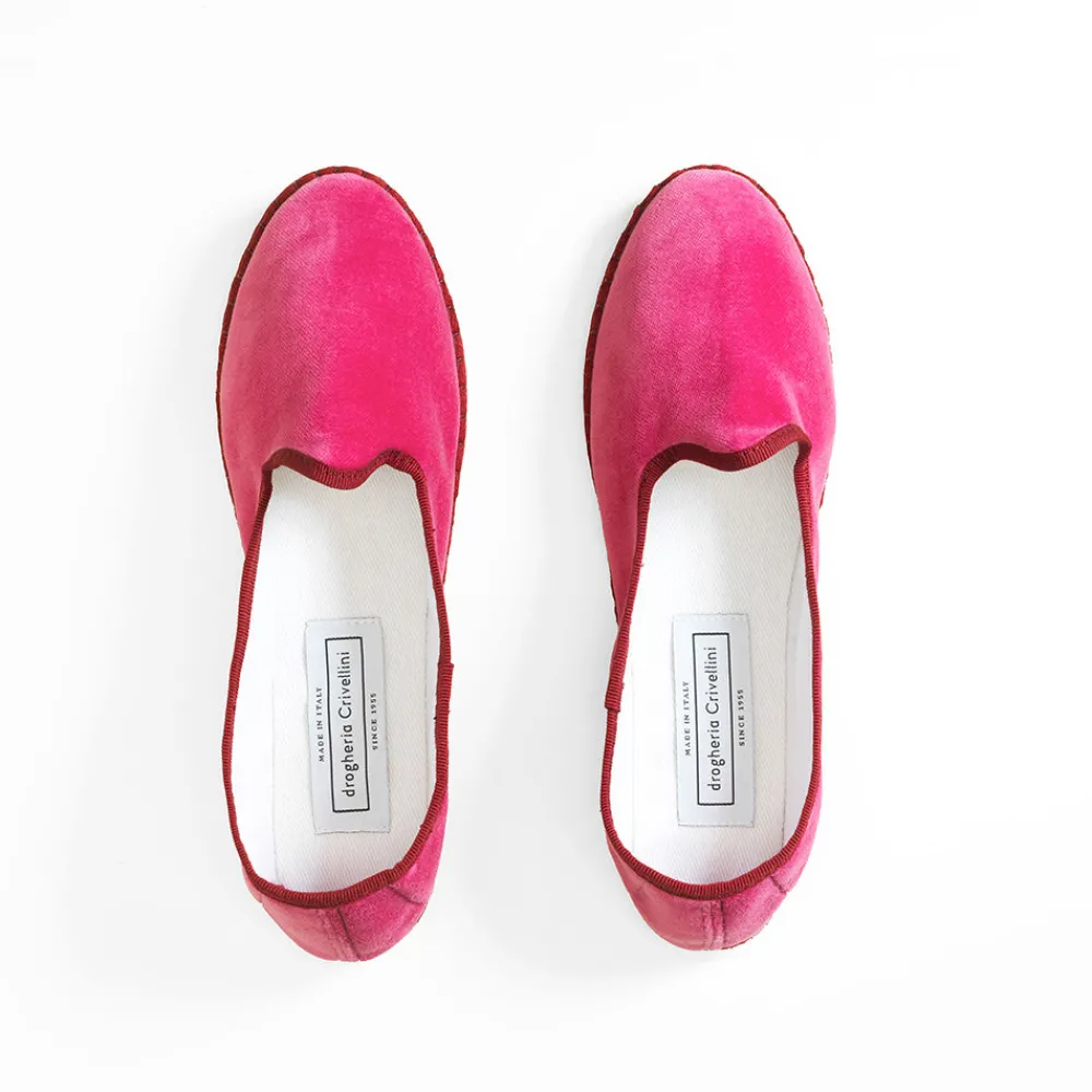 Women Drogheria Crivellini - Ballerines Jane Velvelt - Rose