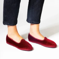 Women Drogheria Crivellini - Ballerines Jane Velvelt - Bordeaux