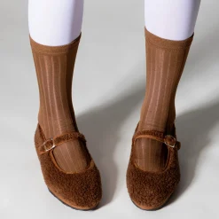 Women Drogheria Crivellini - Ballerines Jane à attache - Marron