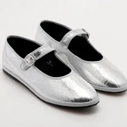 Women Drogheria Crivellini - Ballerines Jane à attache - Argent