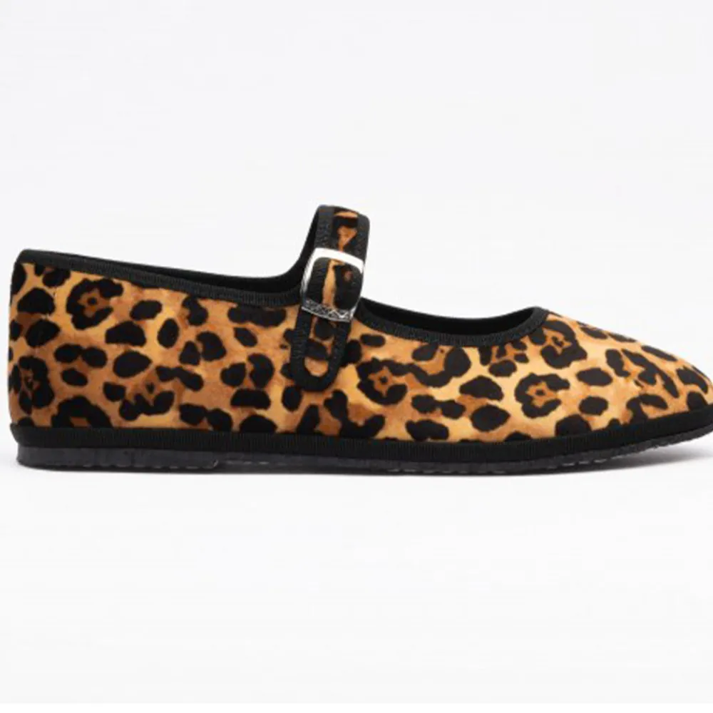 Women Drogheria Crivellini - Ballerines Jane à attache - Leopard