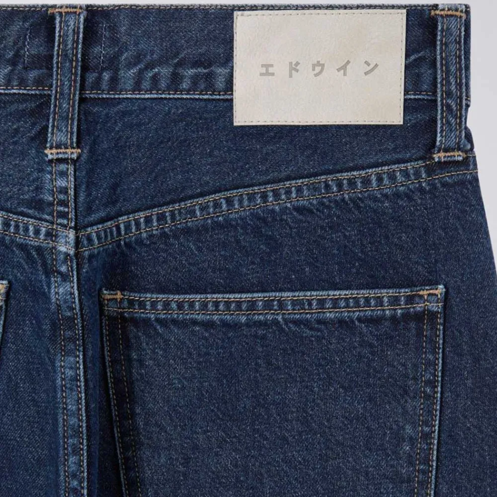 Women Edwin - Jeans Zeta - Bleu Marble Wash