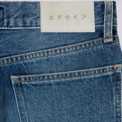 Women Edwin - Jeans Zeta - Bleu Topaze Wash