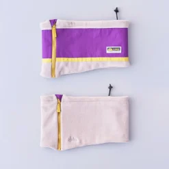 Women ELMER - Écharpe réversible - Beige et violet