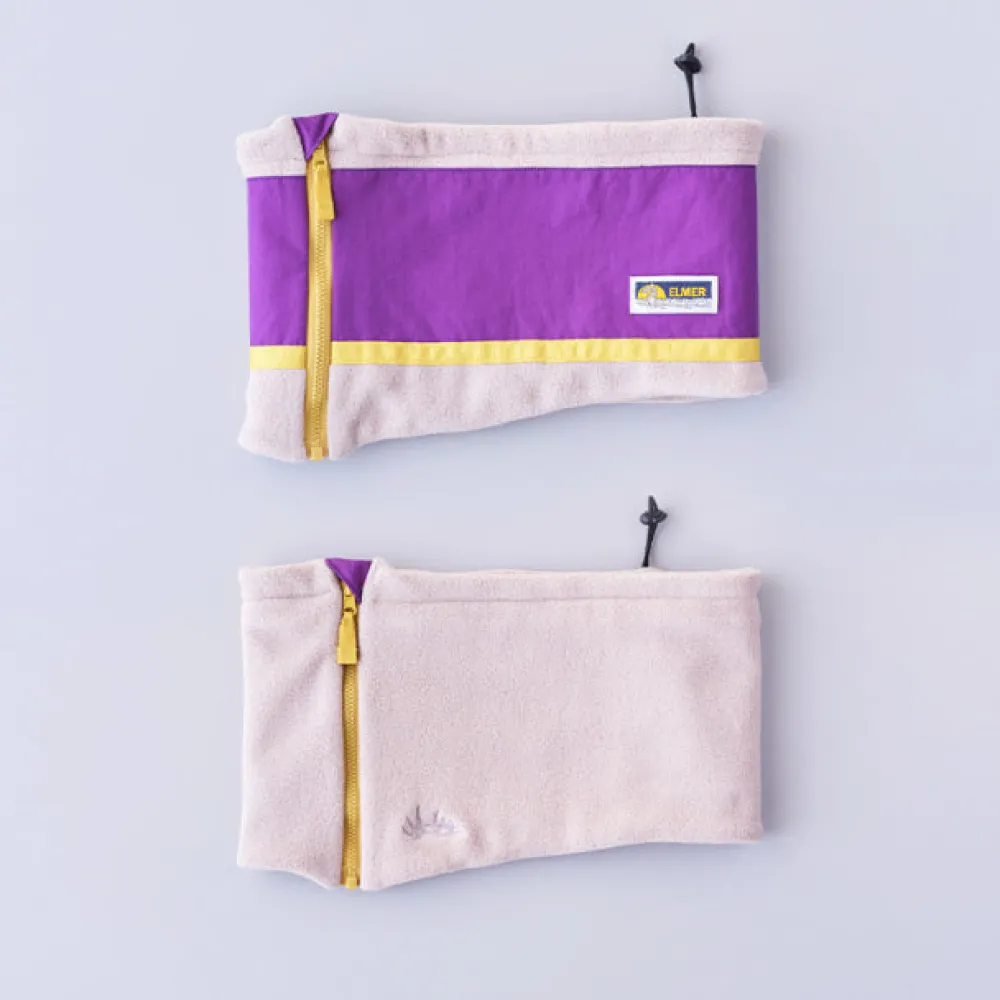 Women ELMER - Écharpe réversible - Beige et violet
