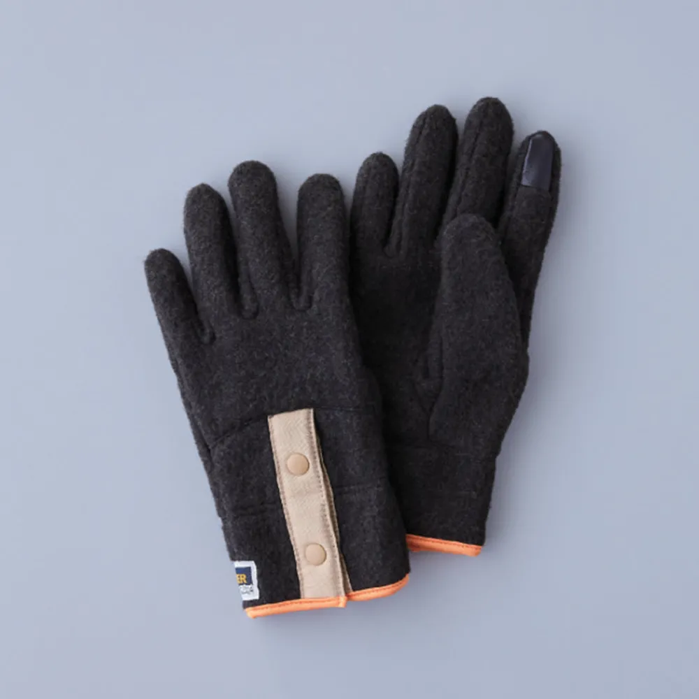 Women ELMER - Gants en laine recyclée - Kaki