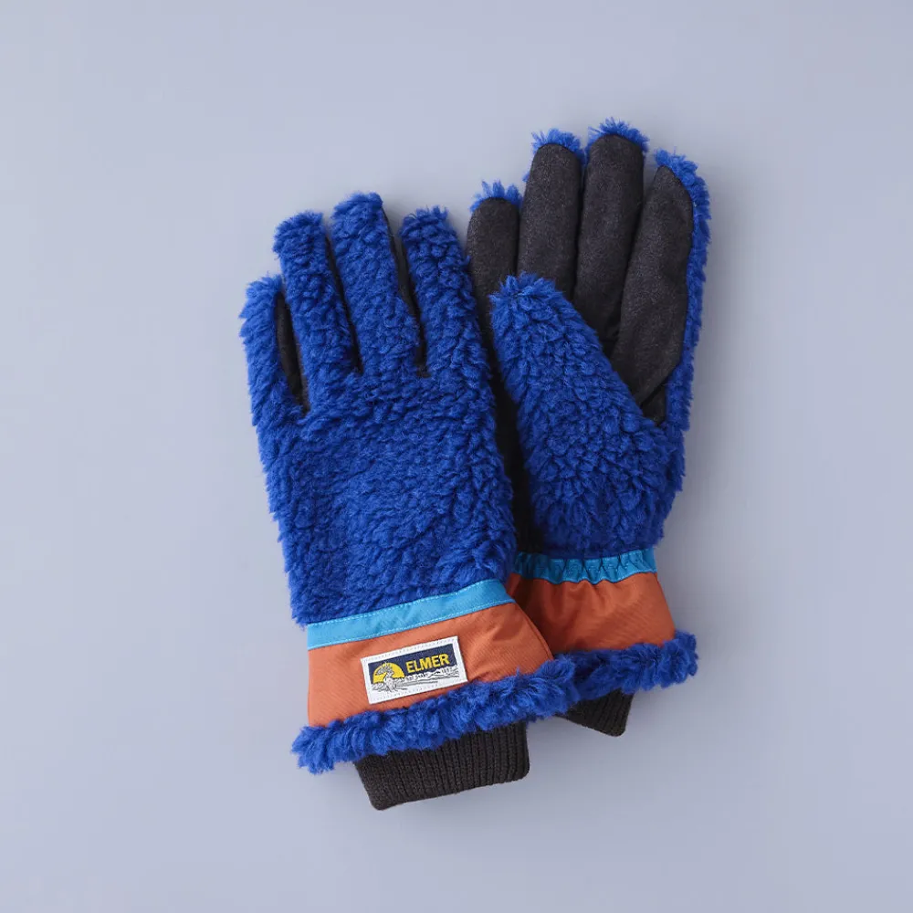 Women ELMER ELMER - Gants Teddy 5FGR - Bleu