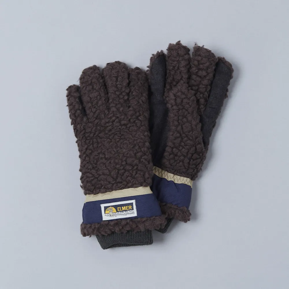 Women ELMER ELMER - Gants Teddy 5FGR - Marron