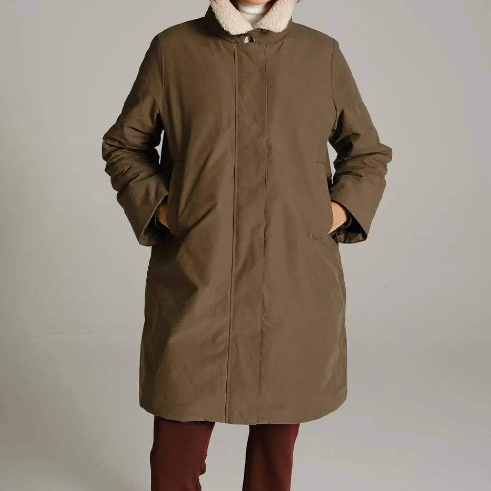 Women Embassy of Bricks and Logs - Parka Jondal - Vert Olive
