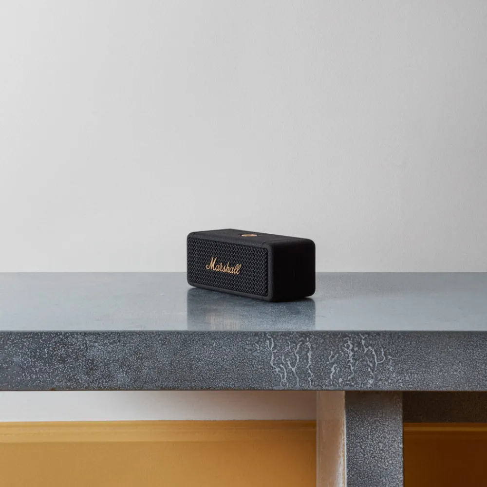 1709 ASCENDEO Enceinte portable Emberton II BT Black & Brass - Marshall