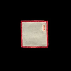 200 LINTEX Ensemble de 6 dessous de verre en lin lavé - Pierre