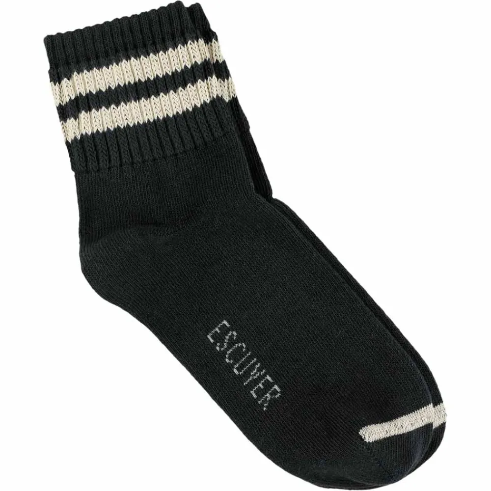 Women Escuyer - Chaussettes Ankle - Noir/Ecru