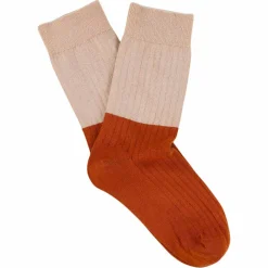 Women Escuyer - Chaussettes Color Block - Rose
