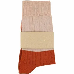 Women Escuyer - Chaussettes Color Block - Rose