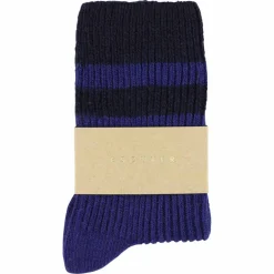 Women Escuyer - Chaussettes Stripes - Bleu