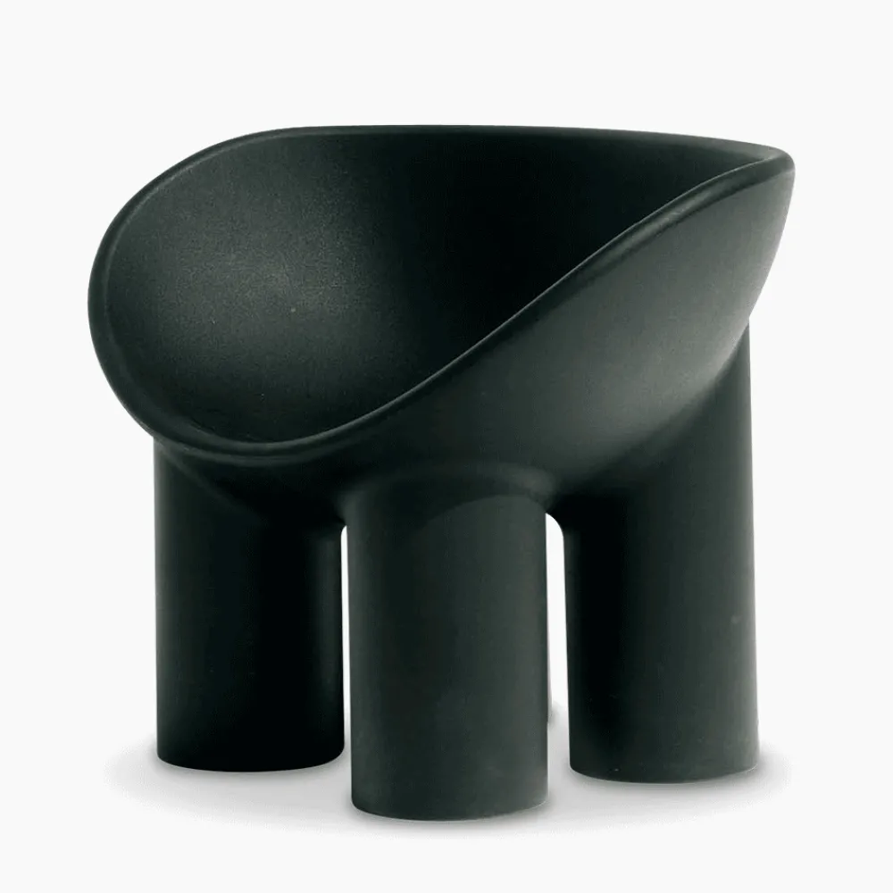 246 DRIADE Fauteuil Roly Poly - Charcoal - Driade