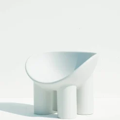 246 DRIADE Fauteuil Roly Poly - Concrete White - Driade