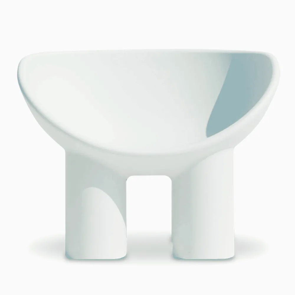 246 DRIADE Fauteuil Roly Poly - Concrete White - Driade