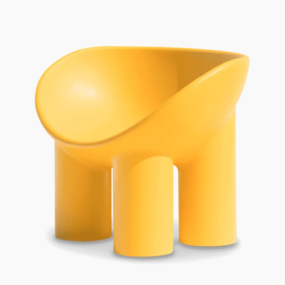 246 DRIADE Fauteuil Roly Poly - Ocre Jaune - Driade