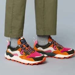 Women Flower Mountain - Baskets Yamano 3 Uni - Kaki/ Fushia