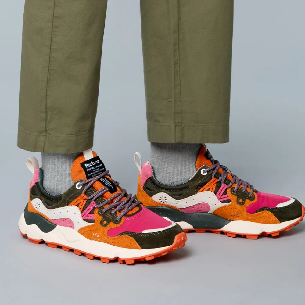 Women Flower Mountain - Baskets Yamano 3 Uni - Kaki/ Fushia