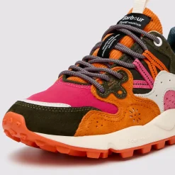 Women Flower Mountain - Baskets Yamano 3 Uni - Kaki/ Fushia