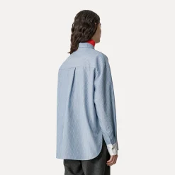 Women Forte_Forte - Chemise rayé - Bleu